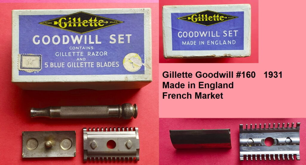 Gillette #160 Goodwill 1931