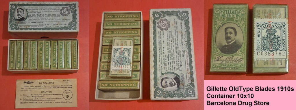 Gillette OldType Blade Container 1910s