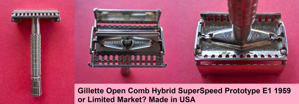 Gillette Prototype Hybrid SuperSpeed 1959