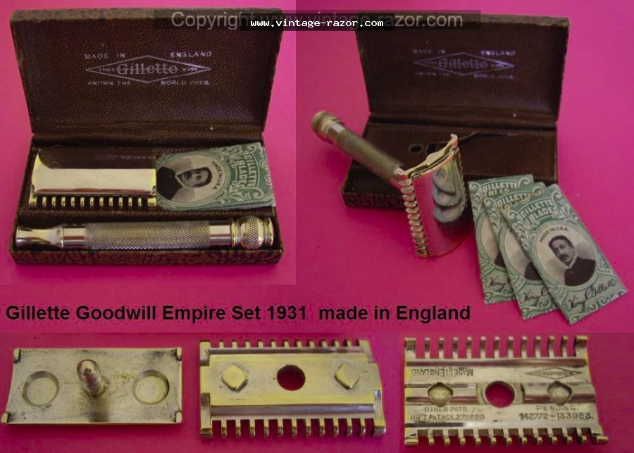Gillette Goodwill Empire Set 1931