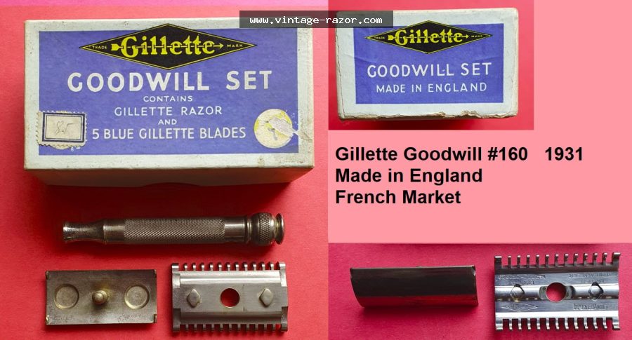 Gillette #160 Goodwill 1931
