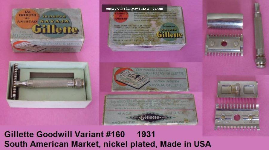 Gillette #160 Goodwill 1931