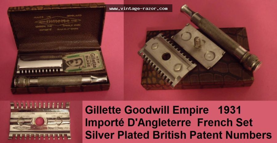 Gillette Goodwill Empire Set 1931