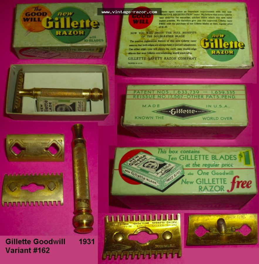 Gillette #162 Goodwill 1931