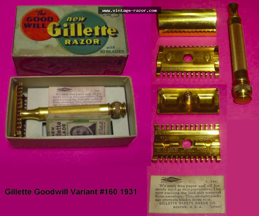 Gillette #160 Goodwill 1931