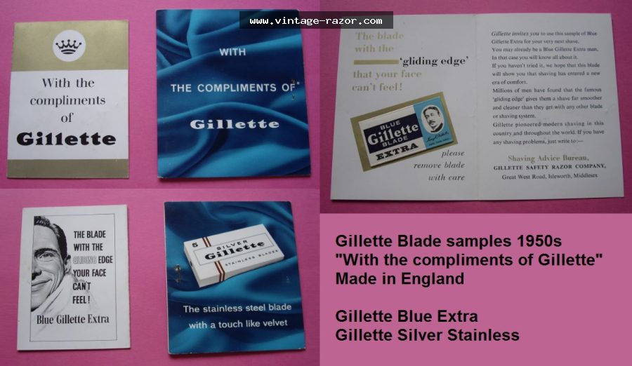 Gillette Blue Extra 1950s