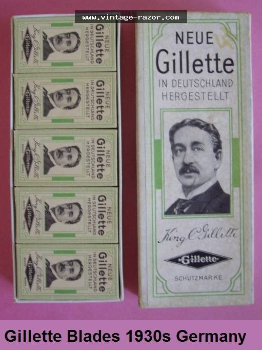 Gillette New Blades 1930s