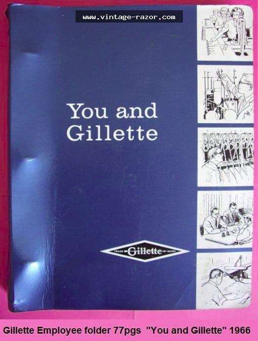 Gillette Employee Folder 1966