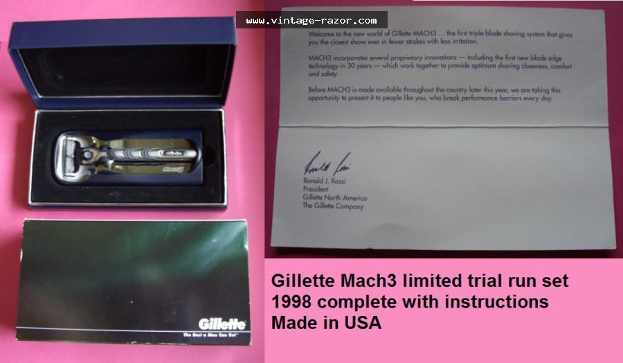 Gillette Mach3 1990s