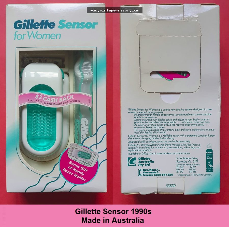 Gillette Sensor 1990s