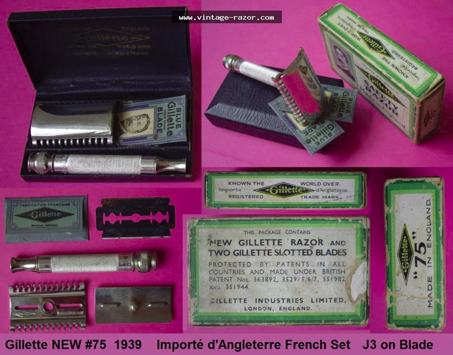 Gillette #75 New 1939