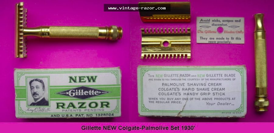 Gillette NEW Service Set 1940s