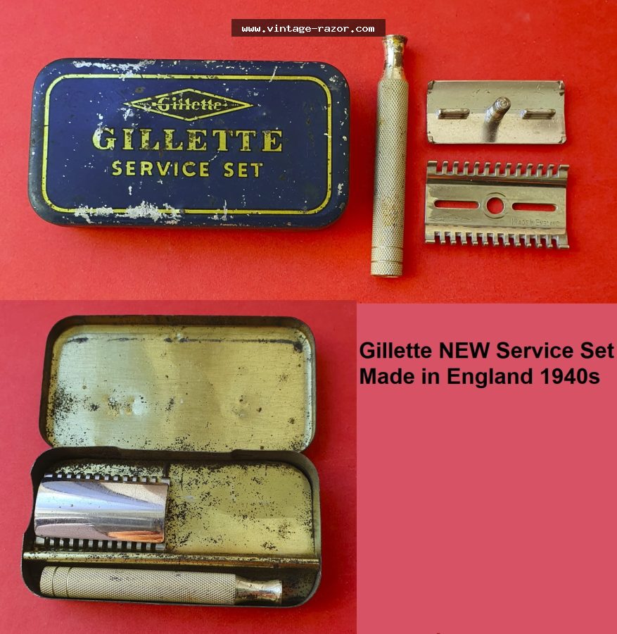 Gillette NEW Service Set 1940s