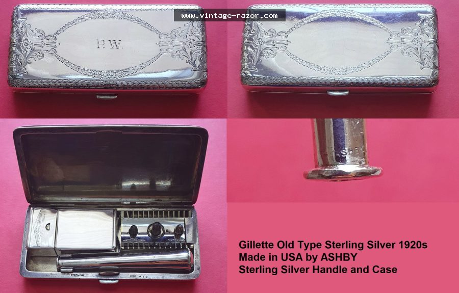 Gillette Sterling Silver Traveller 1920s