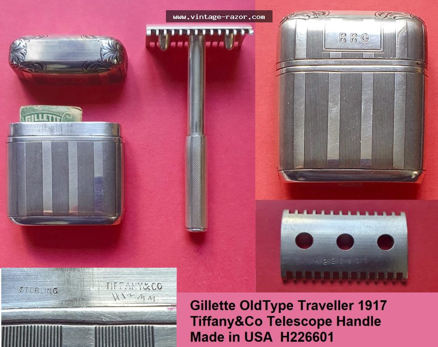 Gillette Sterling Silver Traveler 1917