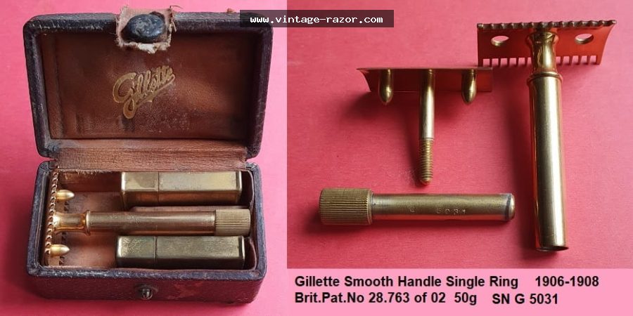 Gillette Smooth Single Ring 1906