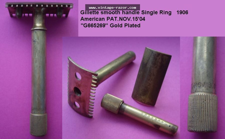 Gillette Smooth Single Ring 1906