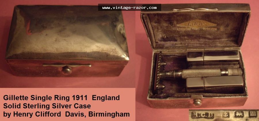 Gillette Single Ring Sterling Silver 1911