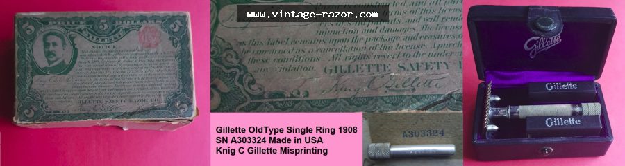 Gillette Single Ring 1908