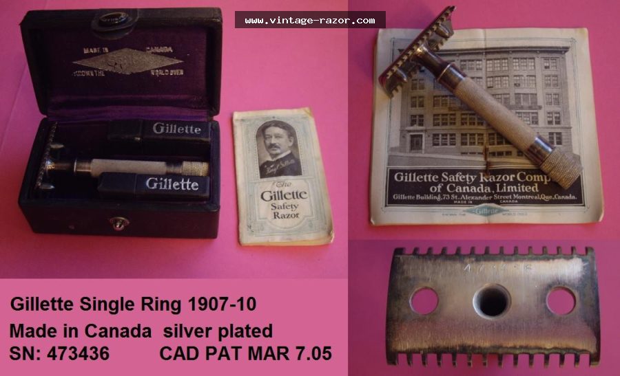 Gillette Single Ring 1907