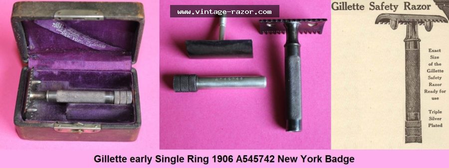 Gillette Single Ring 1906