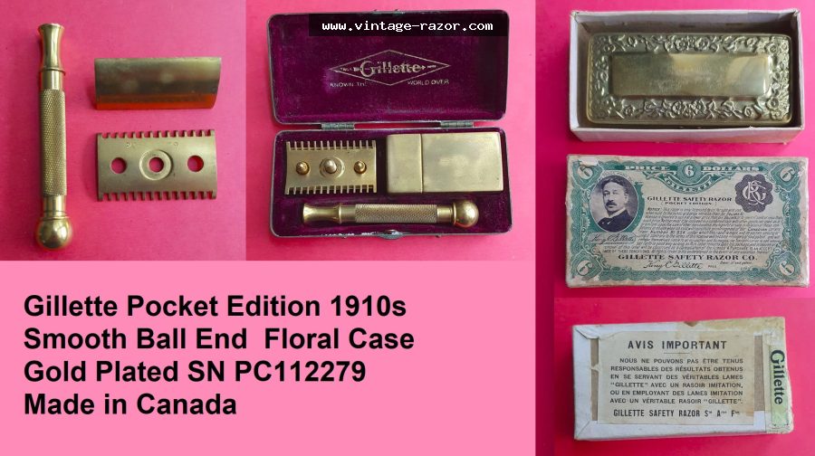 Gillette Pocket Edition 1910s