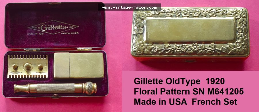 Gillette Pocket ABC Floral 1920