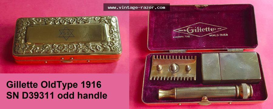 Gillette Pocket ABC Floral 1916