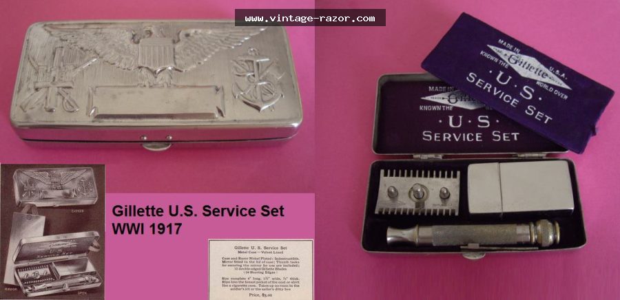 Gillette Service Set WWI 1917 (2)