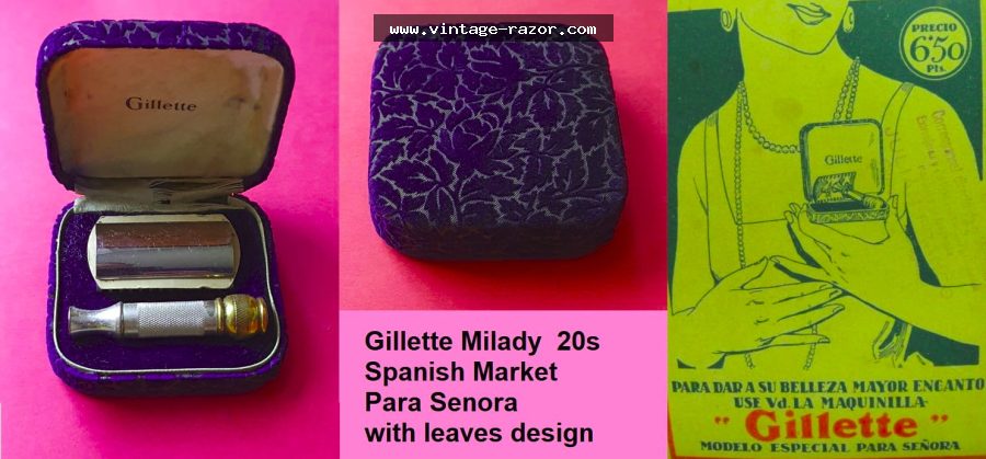 Gillette Milady Decolleté 1920s