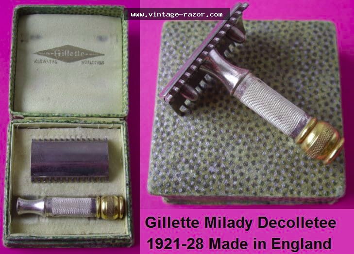 Gillette Milady Decolleté 1921