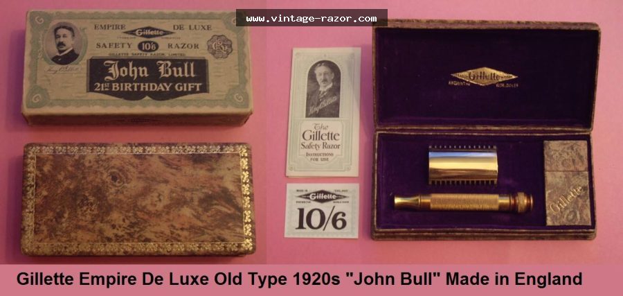 Gillette Empire DeLuxe 1920s