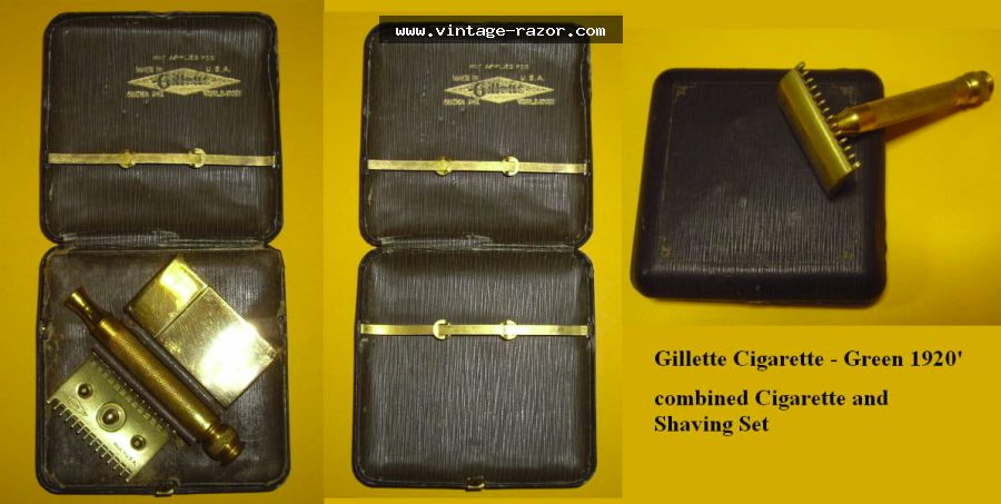 Gillette Cigarette Set 1920s