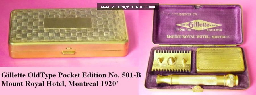 Gillette #501B Pocket Set 1920s