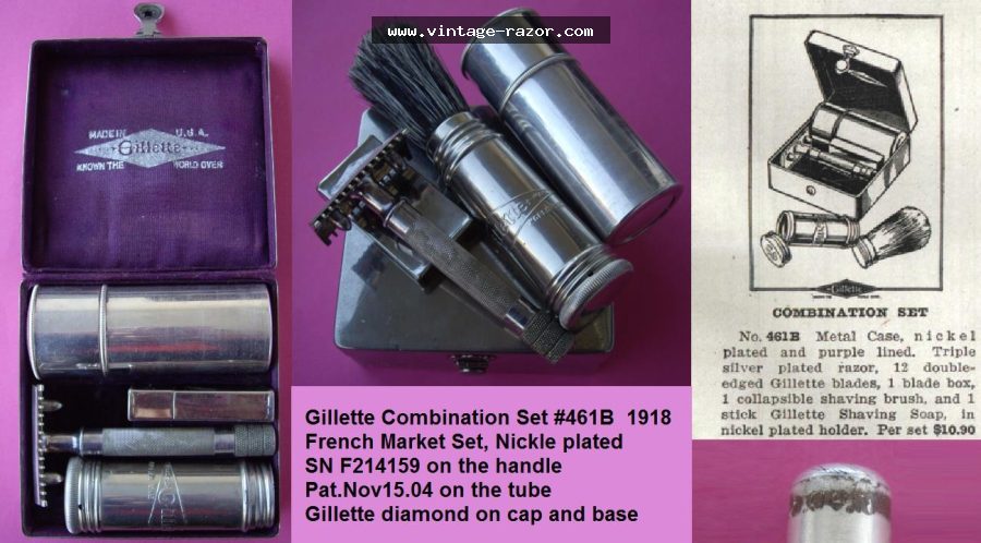 Gillette #461B Combination Set 1918