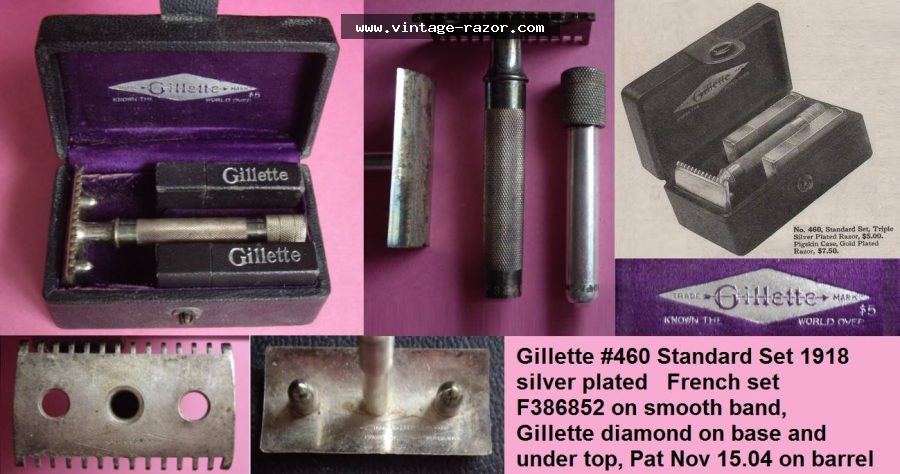 Gillette #460 Standard Set 1918