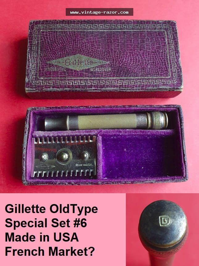 Gillette #6 Special Set 1920s