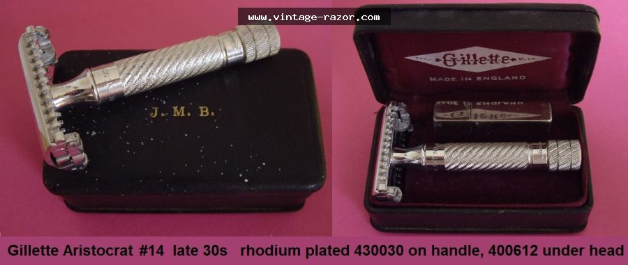 Gillette #14 Aristocrat 1930s