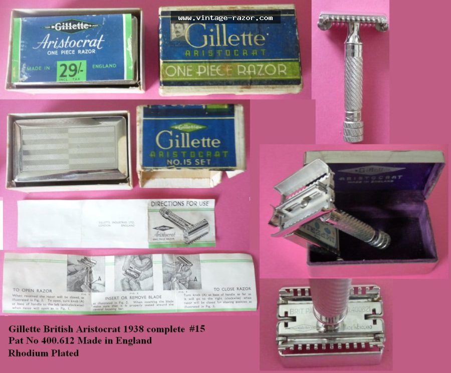 Gillette #15 Aristocrat 1938 (4)