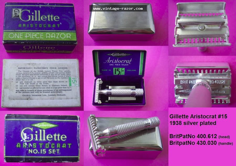 Gillette #15 Aristocrat 1938