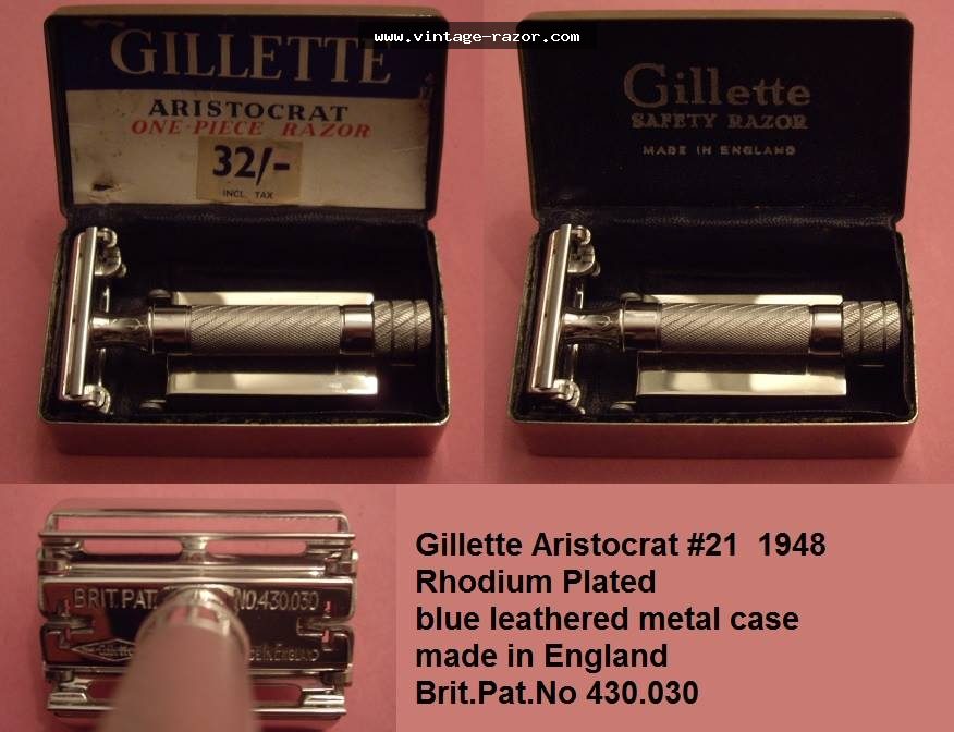 Gillette #21Aristocrat 1948