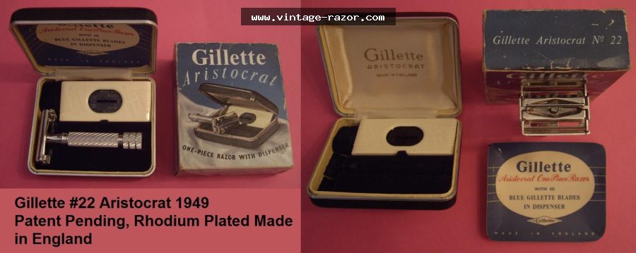 Gillette #22 Aristocrat 1949
