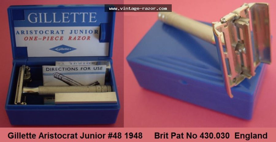 Gillette #48 Aristocrat Junior 1948