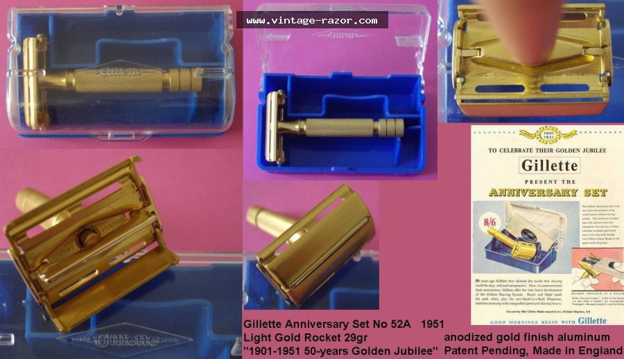 Gillette #52A Anniversary Set 1951