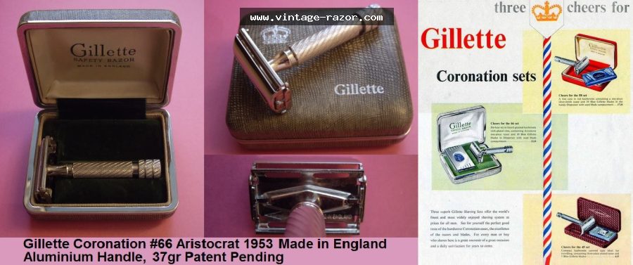 Gillette #66 Coronation Aristocrat 1953