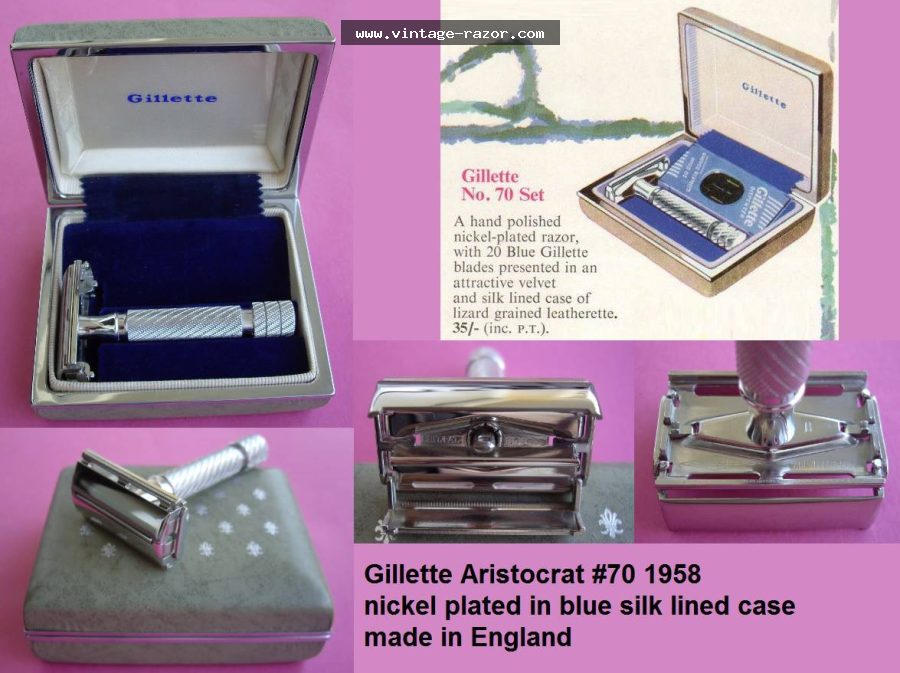 Gillette #70 Aristocrat 1958