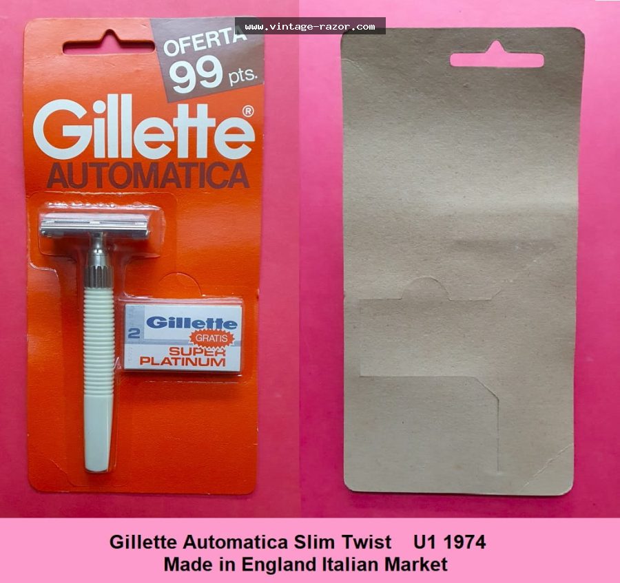 Gillette Automatica Slim Twist 1974