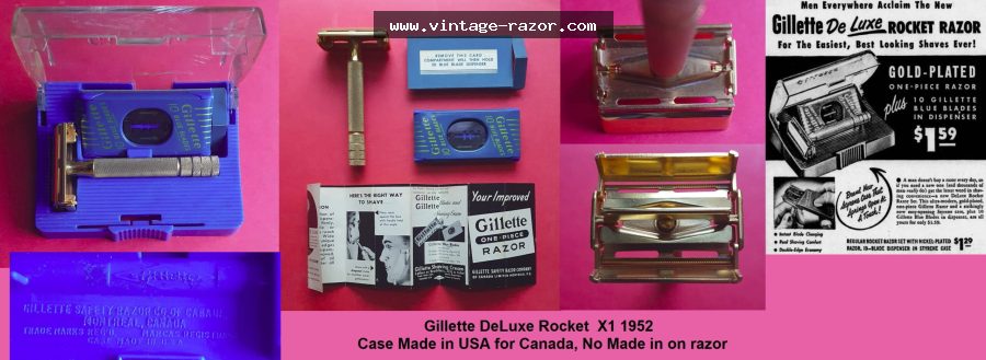 Gillette DeLuxe Rocket 1952
