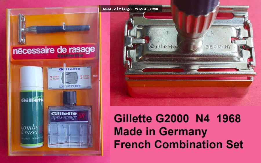 Gillette G2000 Necessaire Set 1968