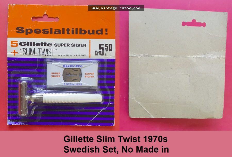 Gillette Slim 1970s